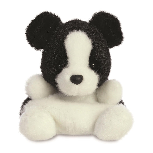 Palm Pals Border Collie knuffeltje - 13 cm