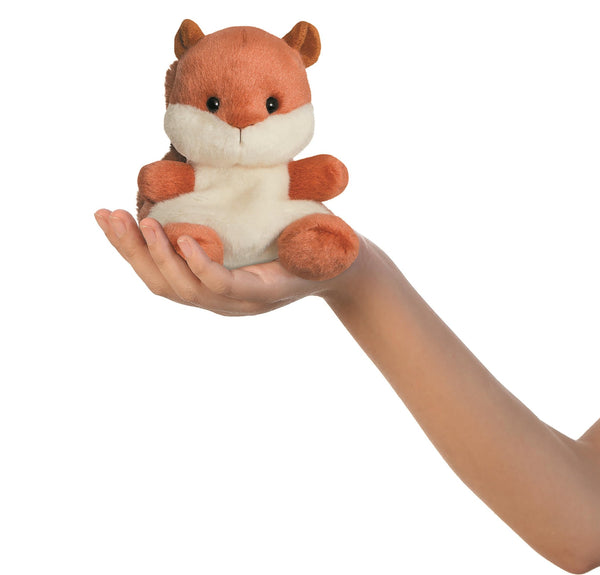 Palm Pals Eekhoorn Knuffeltje - 13 Cm