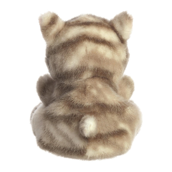 Palm Pals Grijze Kat Knuffeltje - 13 Cm