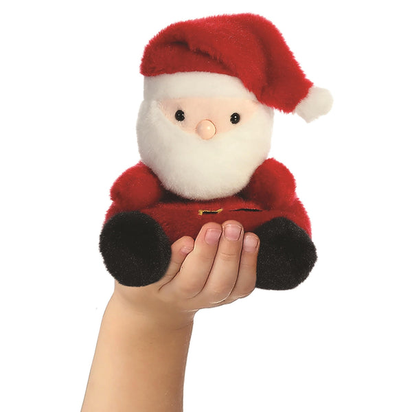 Palm Pals Kerstman Knuffeltje - 13 Cm
