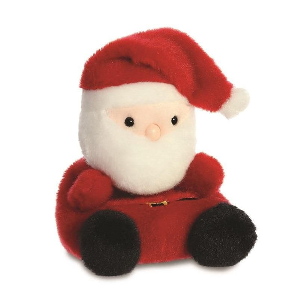 Palm Pals Kerstman knuffeltje - 13 cm