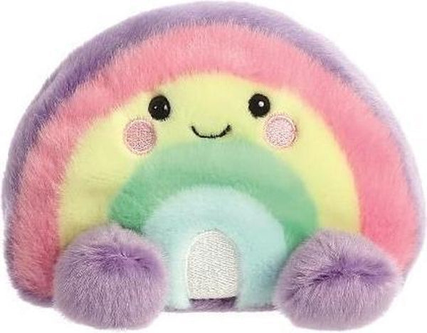 Palm Pals Regenboog knuffeltje - 13 cm