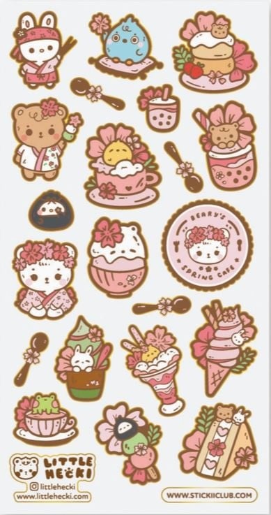 Stickii Stickervel - Berry's Spring Cafe