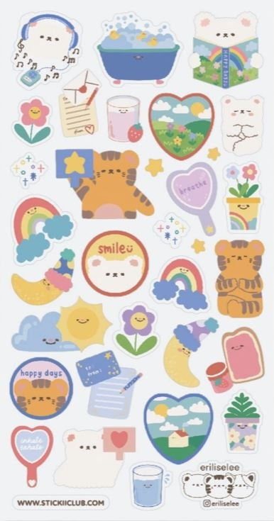 Stickii Stickervel - Happy Days