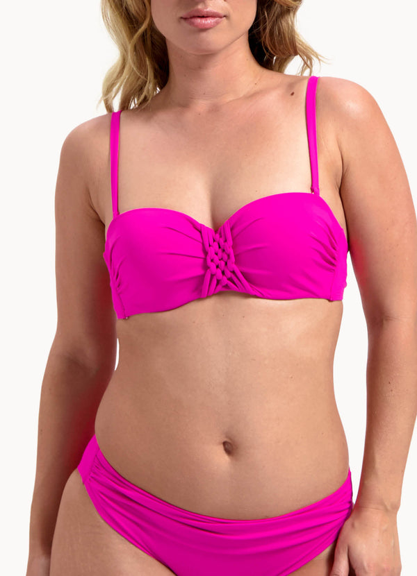 cyell Framboise bandeau bikinitop