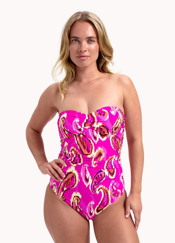 cyell Popping Paisley bandeau badpak