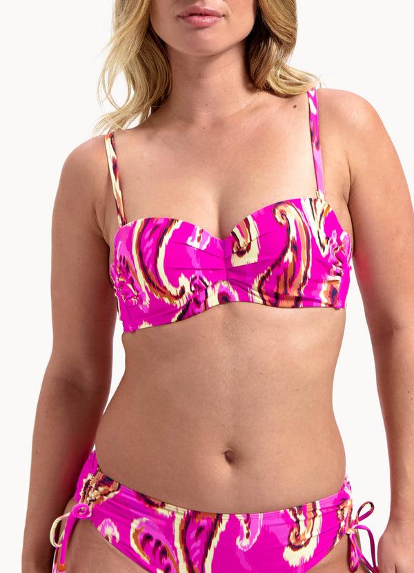 cyell Popping Paisley bandeau bikinitop