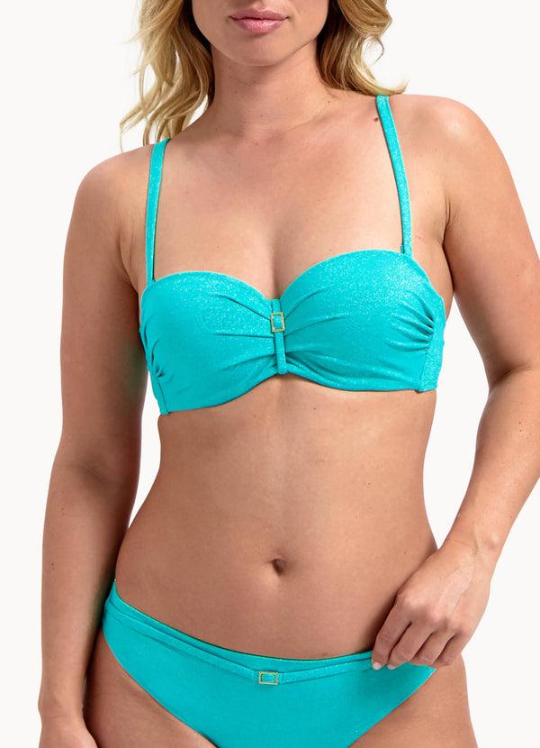 cyell Sea Sparkle bandeau bikinitop