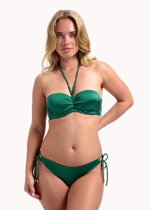 Cyell Treasure Green Bandeau Bikinitop