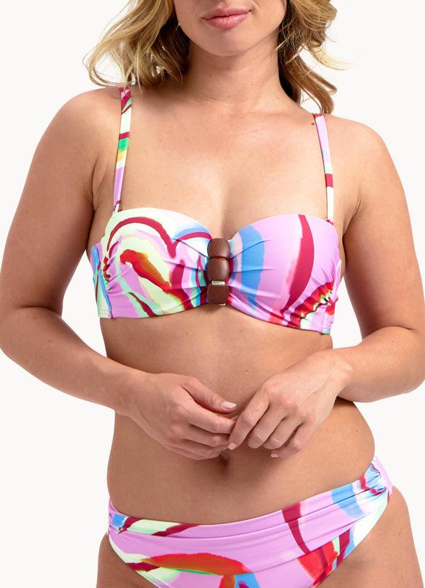cyell Waterpaint bandeau bikinitop