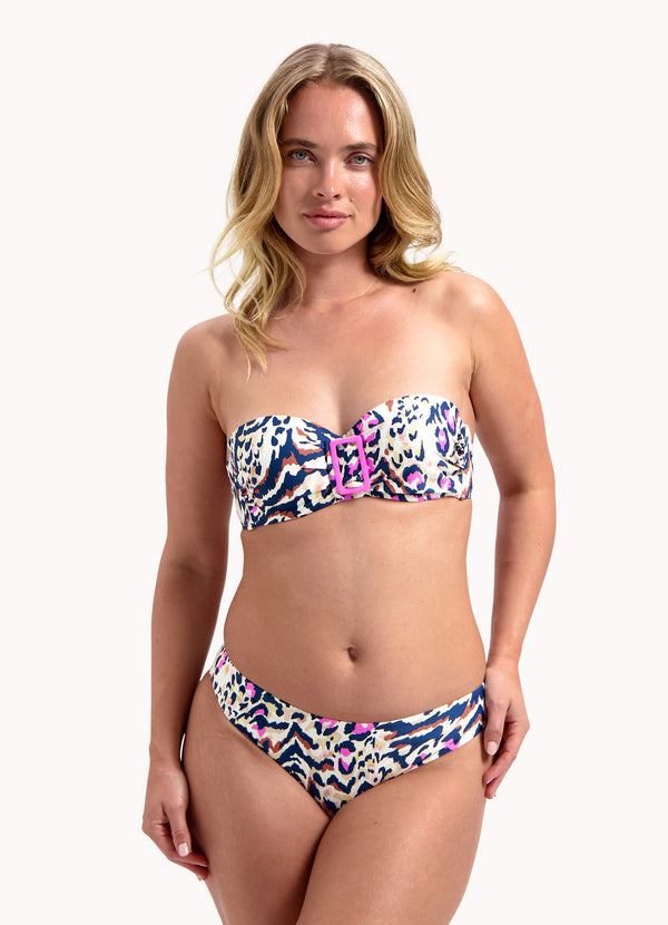 Cyell Wildlife Bandeau Bikinitop Met Gesp