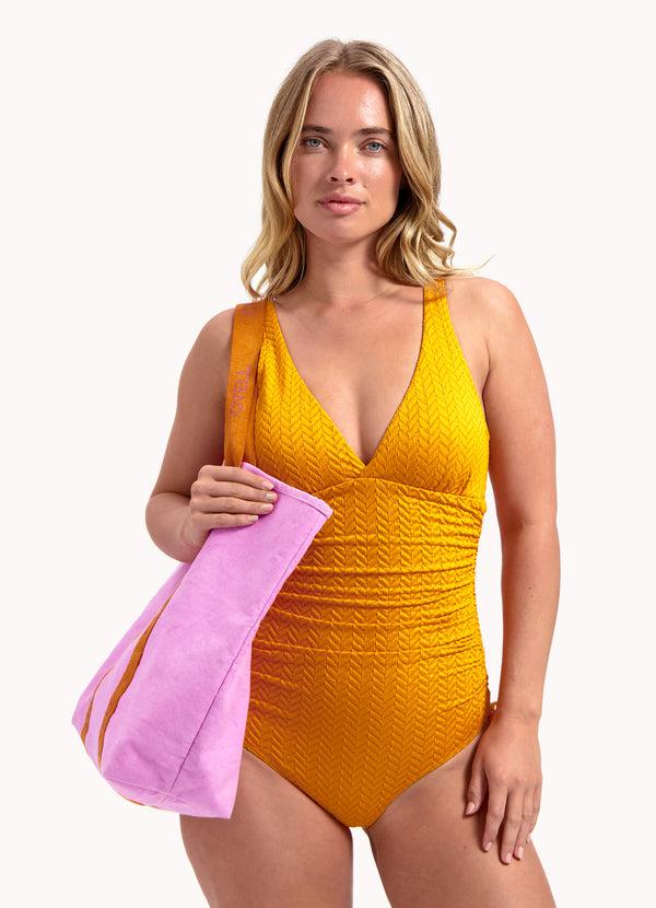 cyell Zinnia V-hals badpak met strikjes