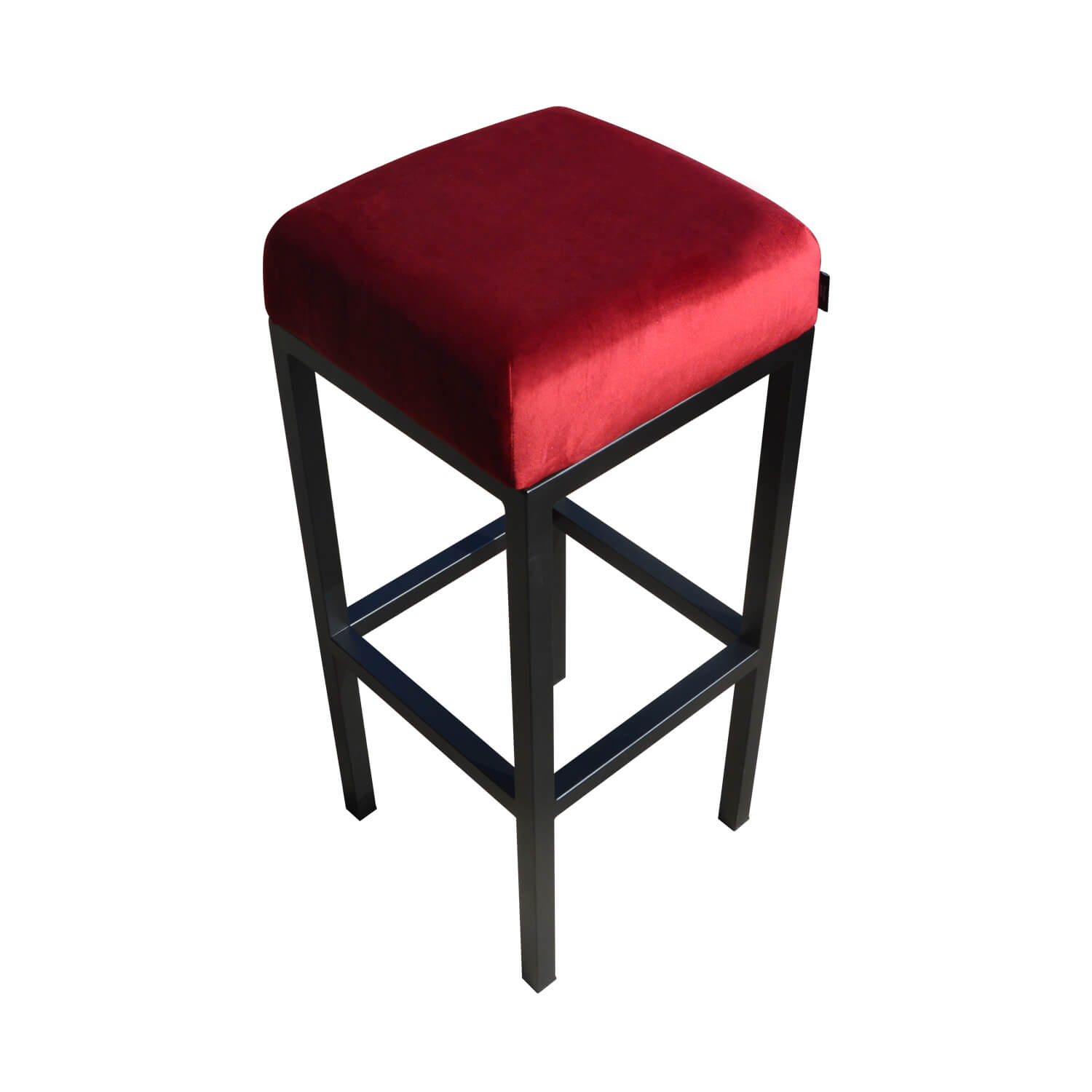 Damiware Bankje Velvet Fluweel En Boucle 121cm Couchy – Velvet Bordeauxrood