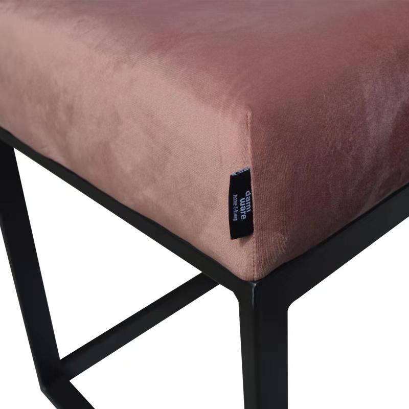 Damiware Bankje Velvet Fluweel En Boucle 121cm Couchy – Velvet Roze