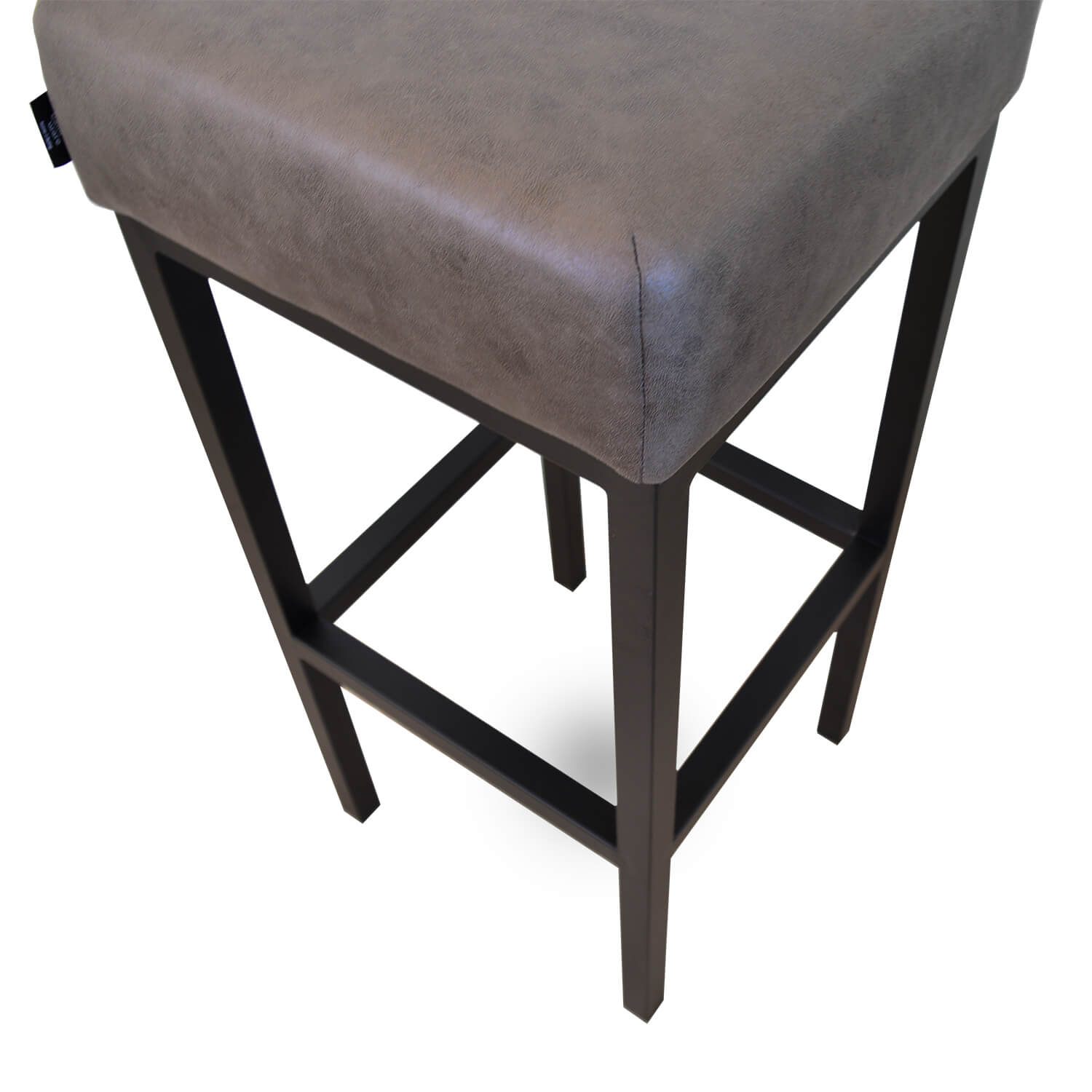 Damiware Barkruk Lederlook Kunstleer Bruce – Stone 75 CM