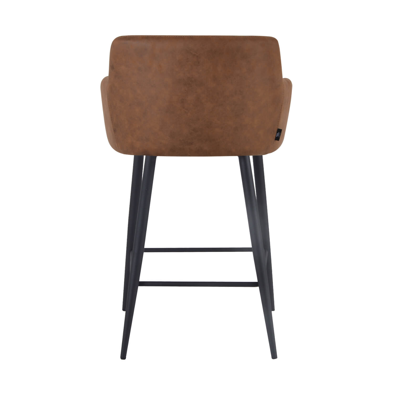 Damiware Barkruk Lederlook Kunstleer Metaal 65 Cm Rose – Cognac