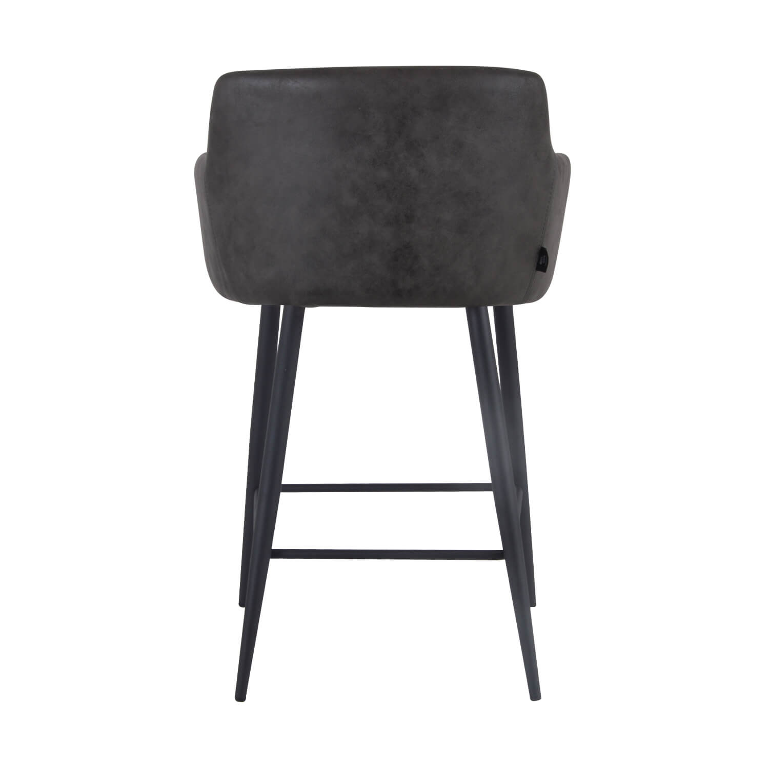 Damiware Barkruk Lederlook Kunstleer Metaal 65 Cm Rose – Stone