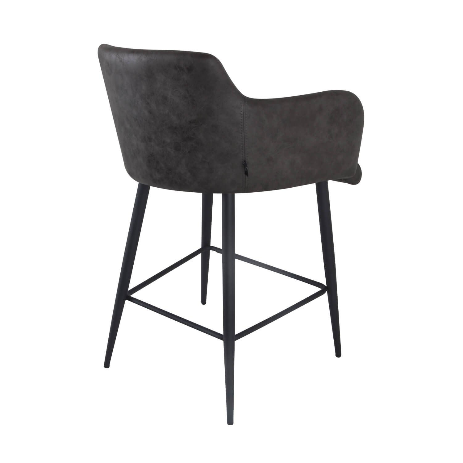 Damiware Barkruk Lederlook Kunstleer Metaal 75 Cm Rose – Stone