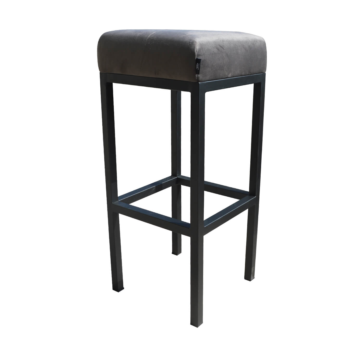 damiware Barkruk velvet fluweel en Bouclé Bruce – Velvet Grijs 75 CM damiware Barkruk velvet fluweel en Bouclé Bruce – Velvet Grijs 75 CM