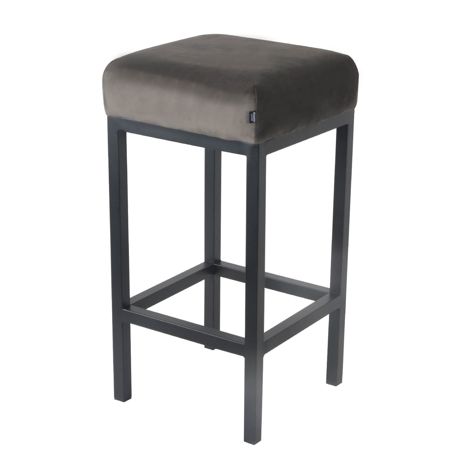 damiware Barkruk velvet fluweel en Bouclé Bruce – Velvet Grijs 65 CM damiware Barkruk velvet fluweel en Bouclé Bruce – Velvet Grijs 65 CM