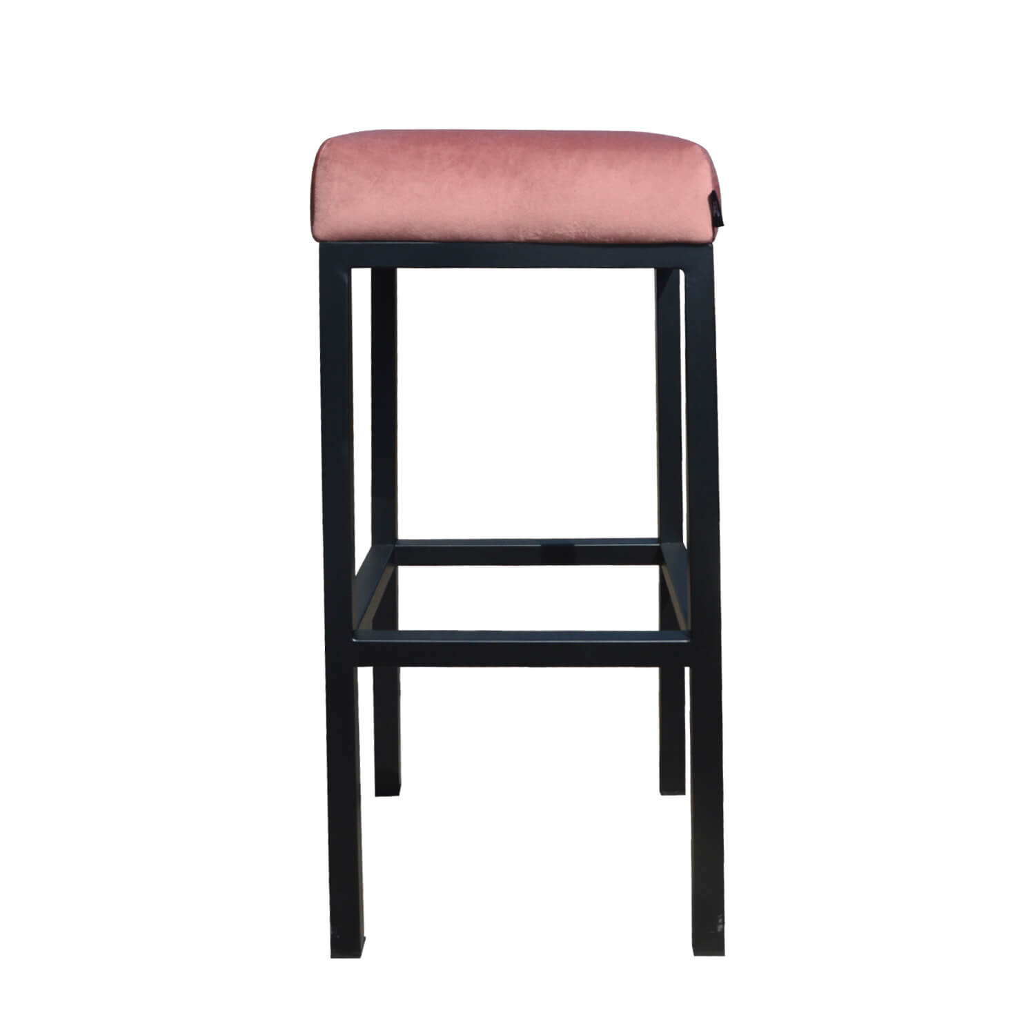 Damiware Barkruk Velvet Fluweel En Bouclé Bruce – Velvet Roze 75 CM