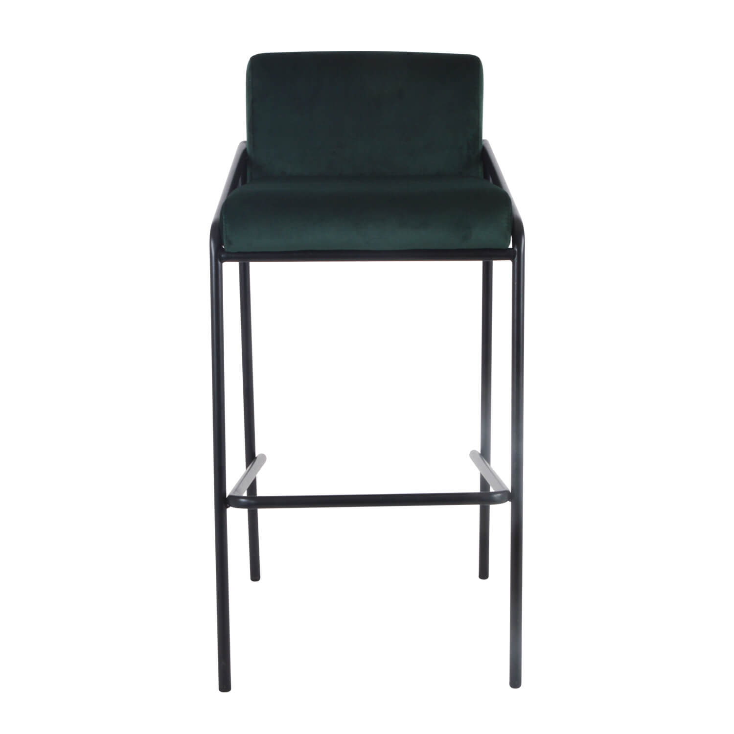 Damiware Barkruk Velvet Fluweel Metaal 75 Cm LEV – Velvet Donkergroen