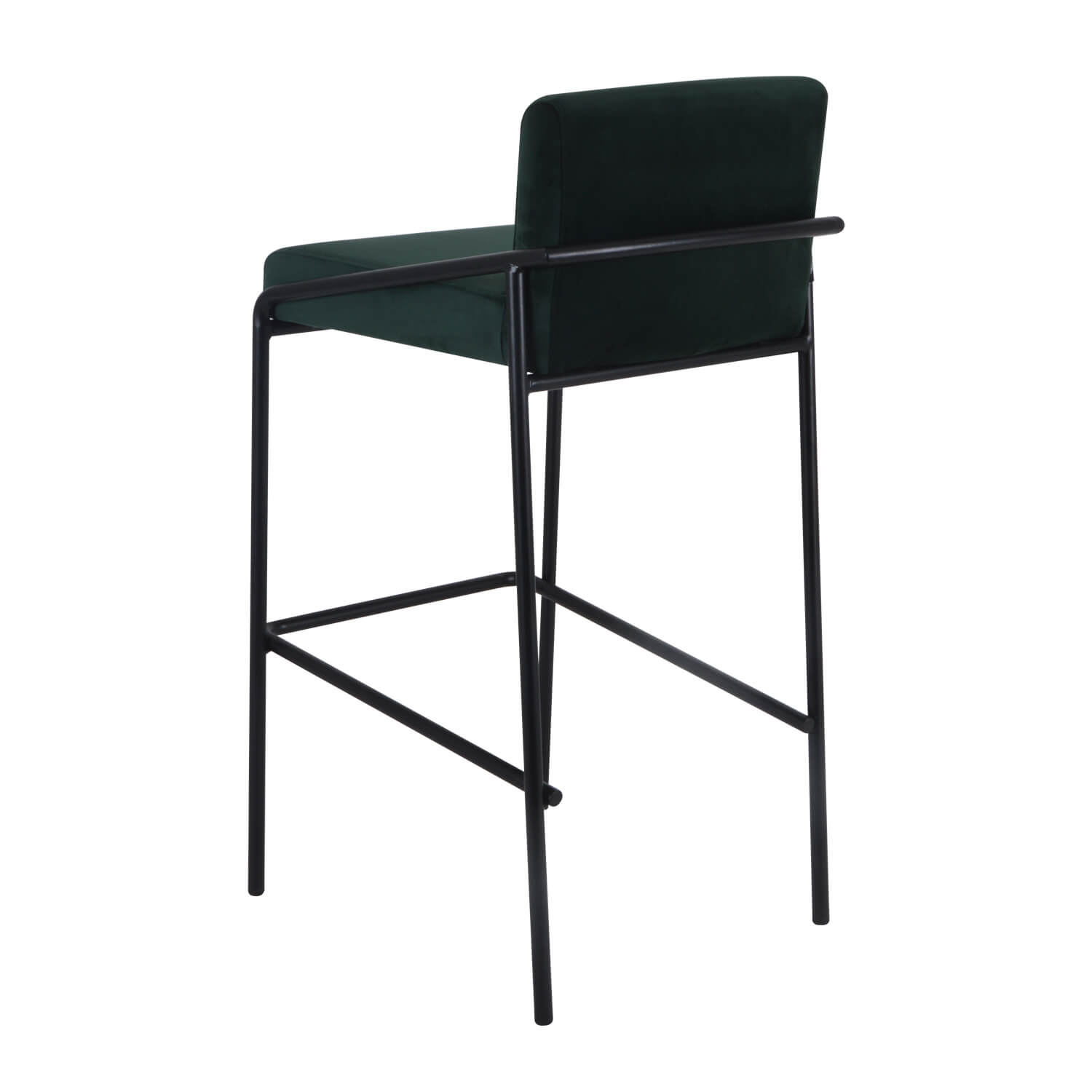 Damiware Barkruk Velvet Fluweel Metaal 75 Cm LEV – Velvet Donkergroen