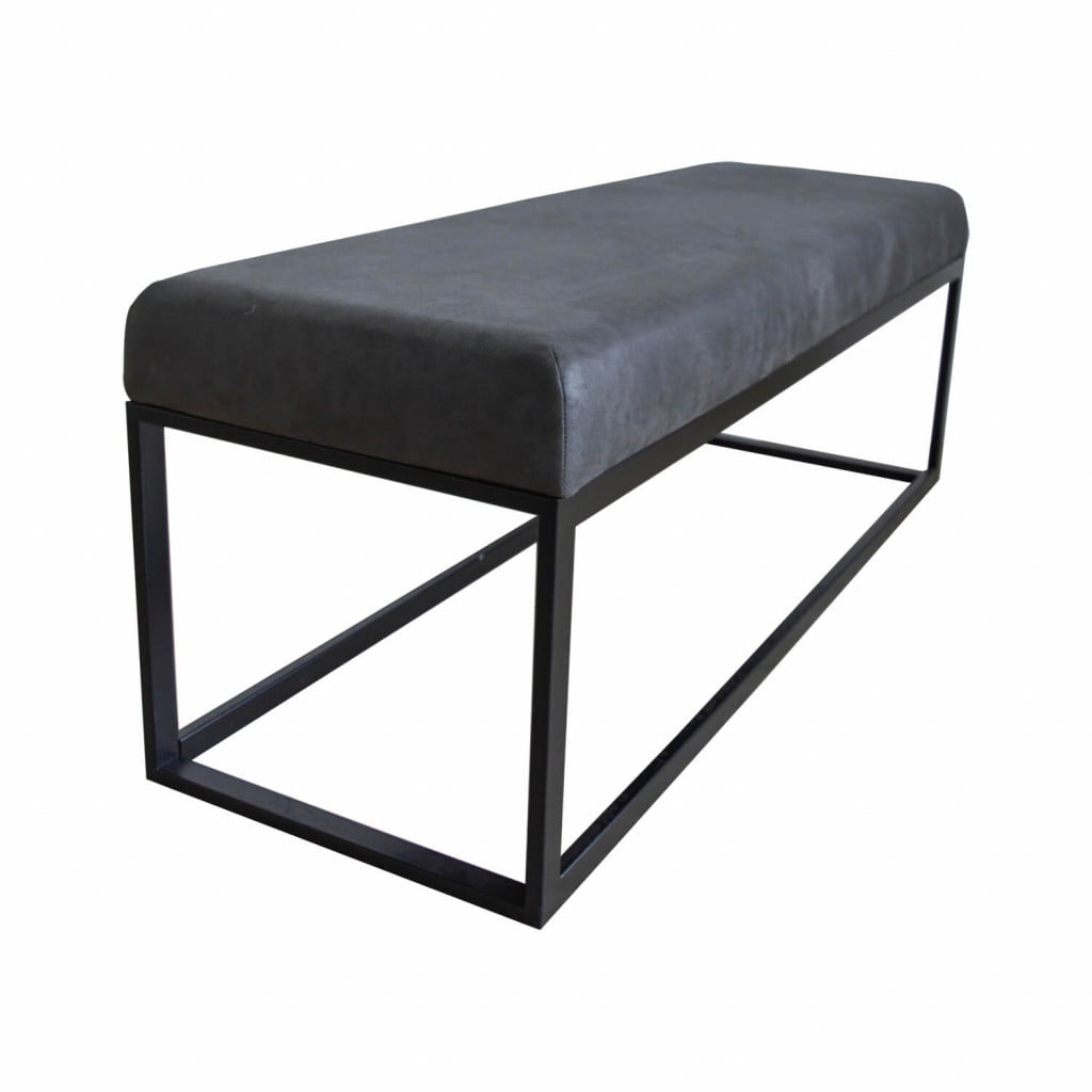 damiware Bankje lederlook kunstleer 121 cm Couchy