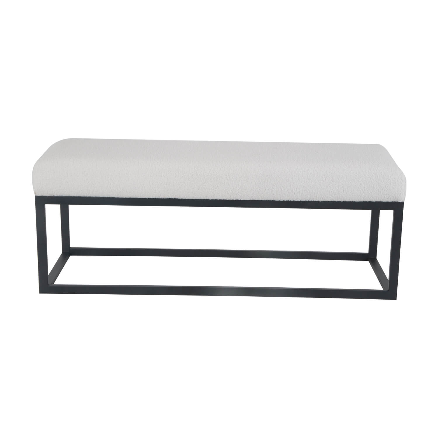 Damiware Bankje Teddystof Wit 121cm Couchy