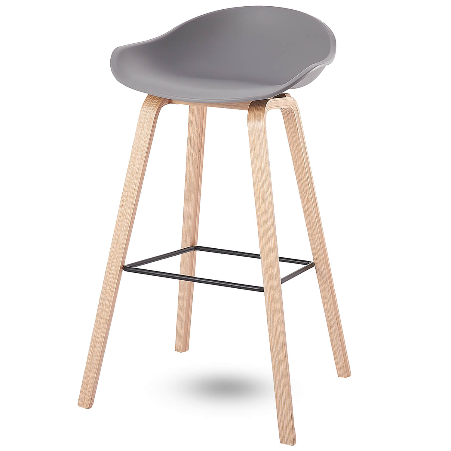 Damiware Barkruk 73 Cm Set Van 2 Romeo – Grijs