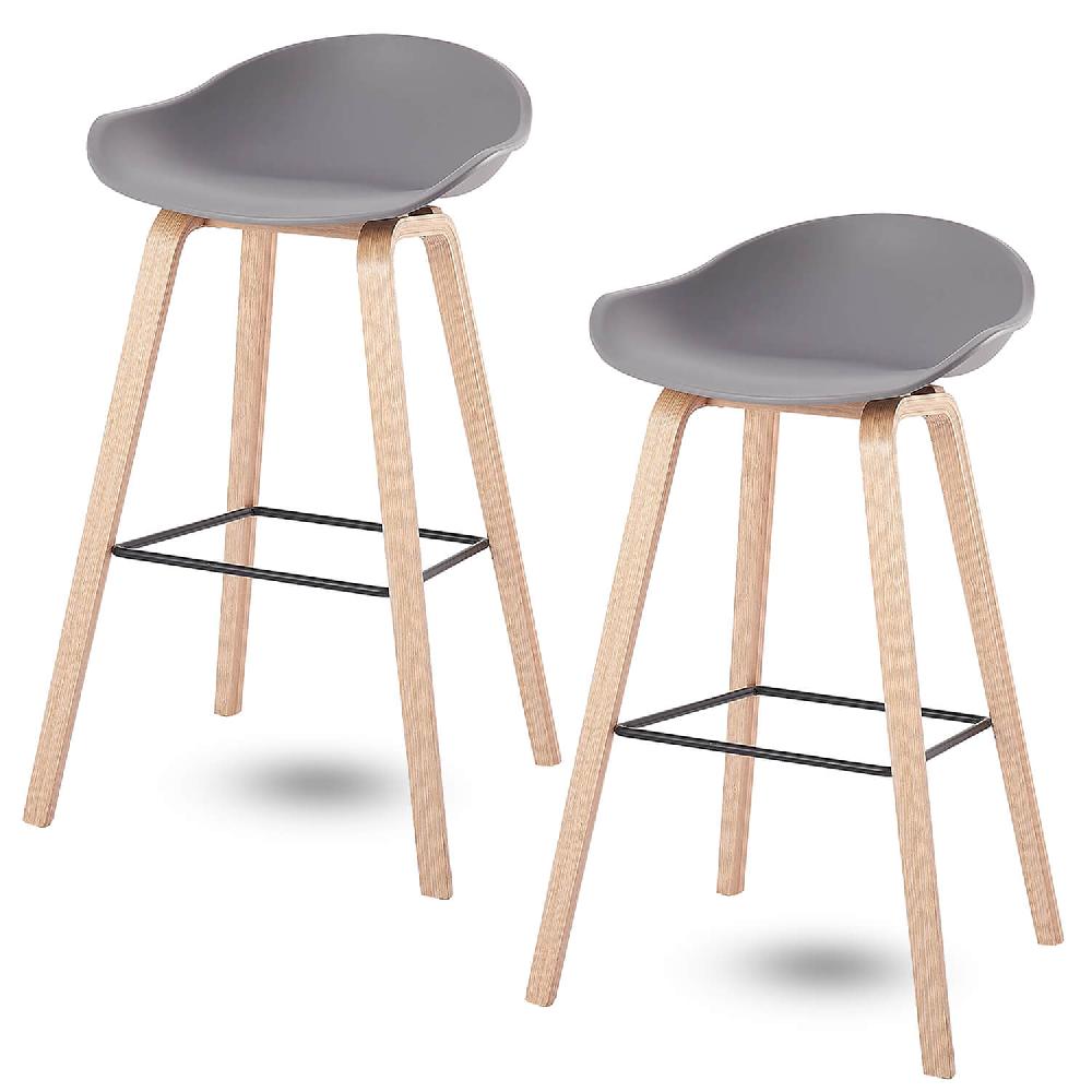 damiware Barkruk 73 cm Set van 2 Romeo – Grijs damiware Barkruk 73 cm Set van 2 Romeo – Grijs