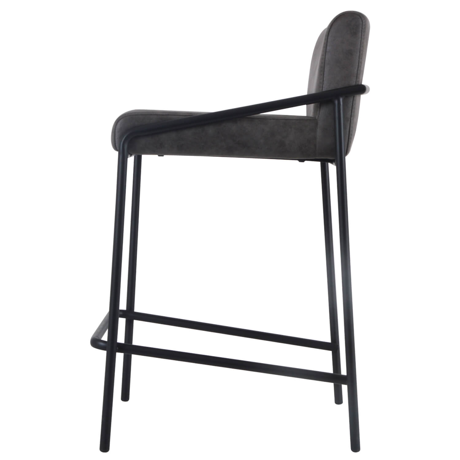 Damiware Barkruk Metaal 65 Cm Lederlook LEV