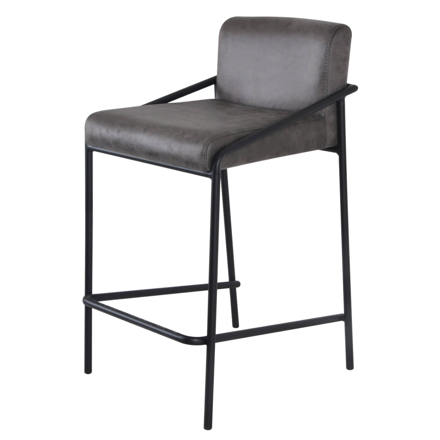 damiware Barkruk metaal 65 cm Lederlook LEV damiware Barkruk metaal 65 cm Lederlook LEV