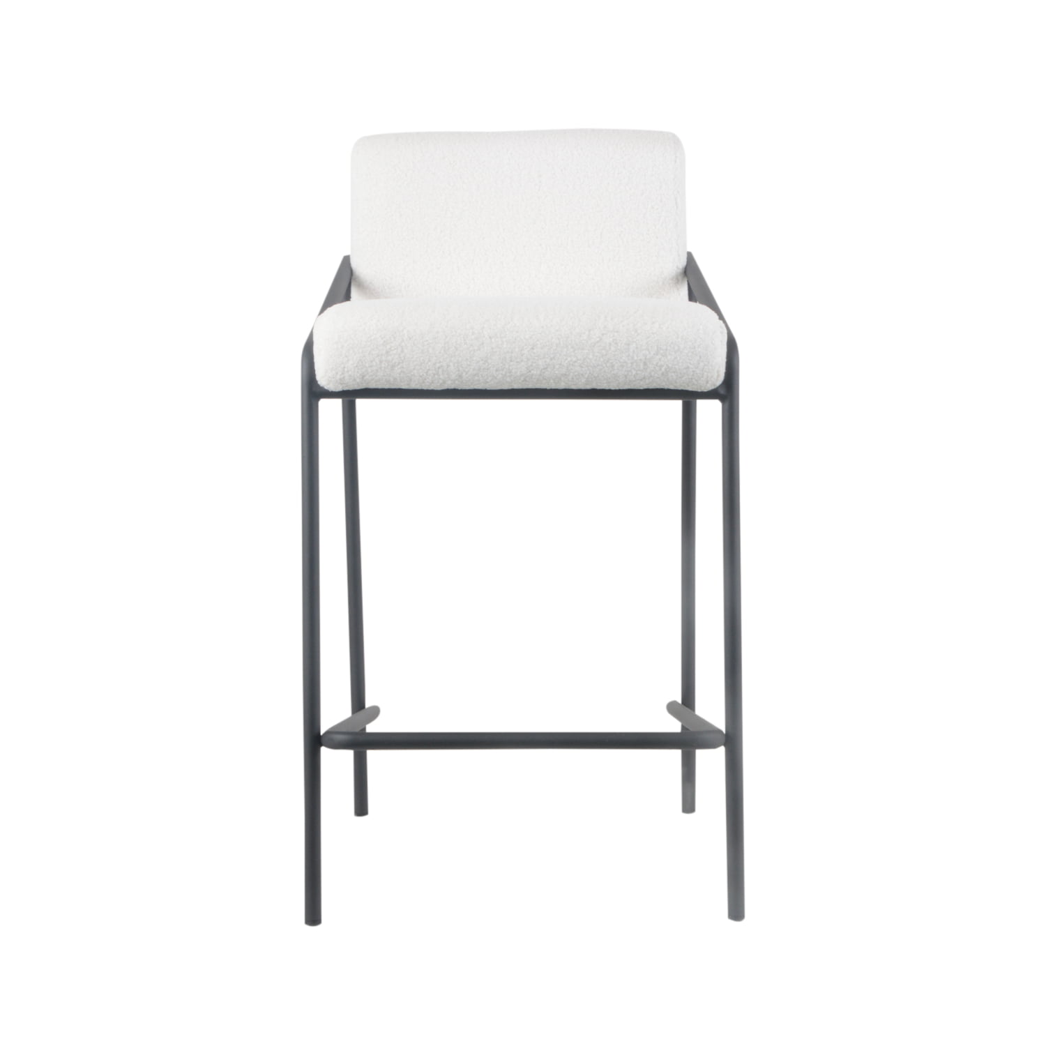 Damiware Barkruk Metaal 65 Cm Teddystof LEV