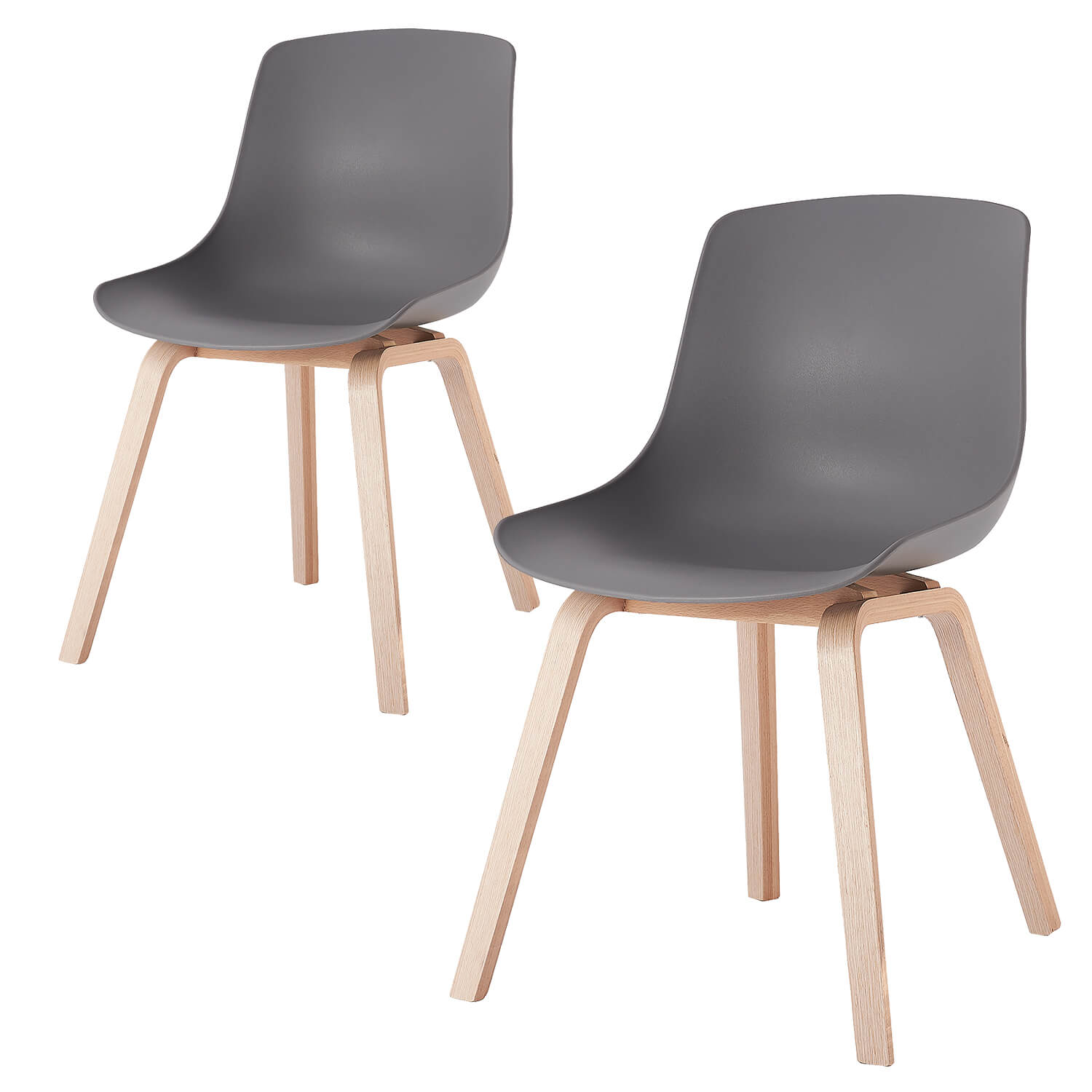 damiware Eetkamerstoelen set van 2 Juliet – Grijs