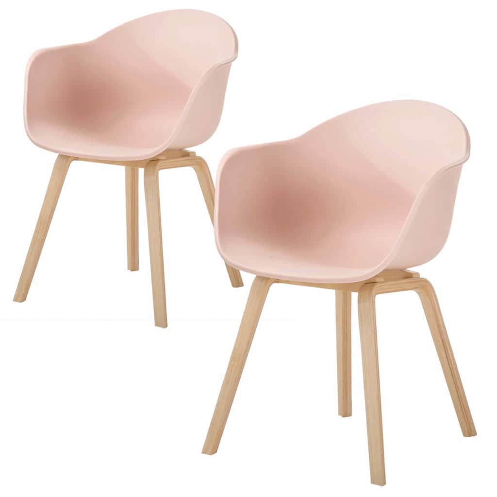 damiware Eetkamerstoelen set van 2 Romeo – Roze