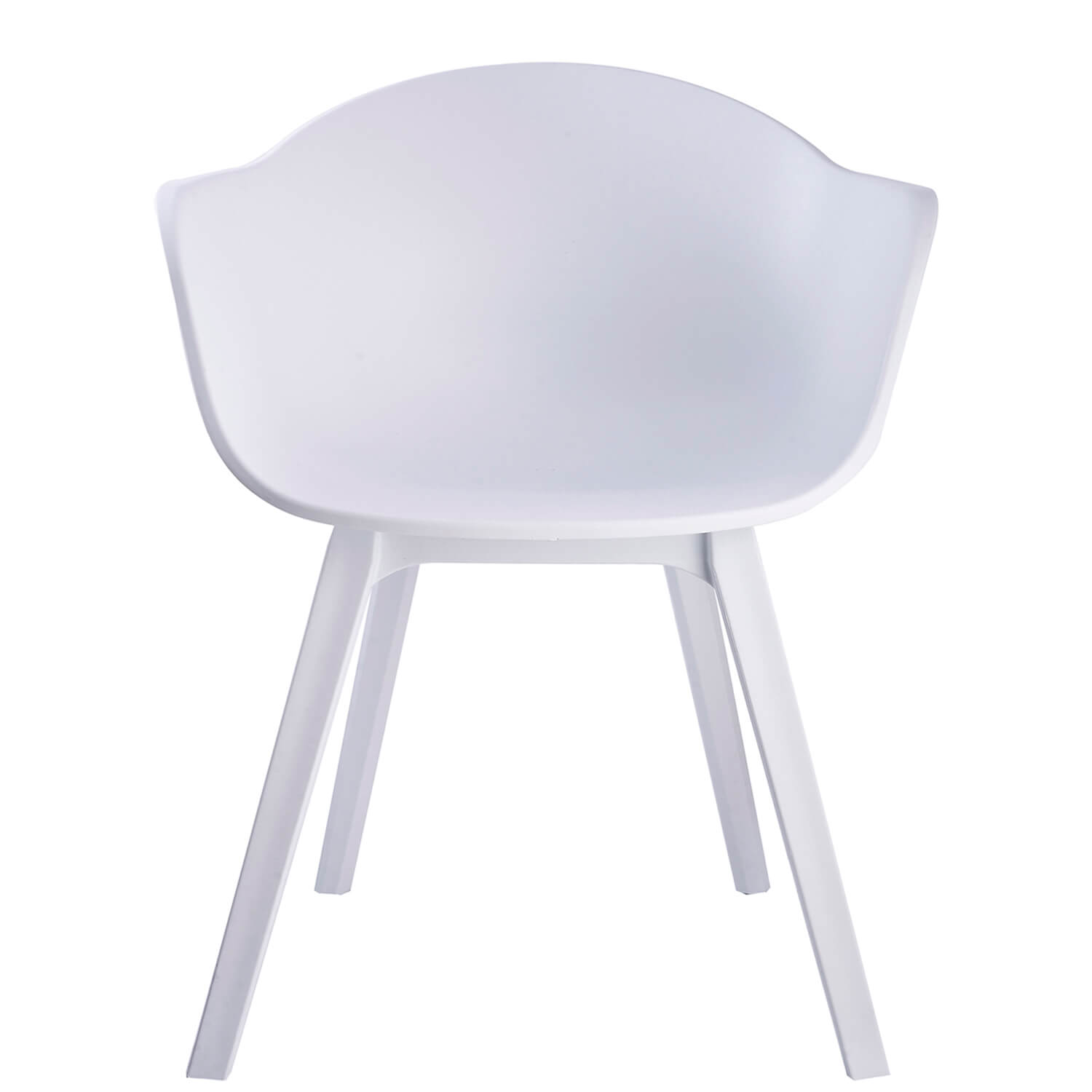 Damiware Tuinstoelen Kunststof Set Van 2 Romeo – Wit