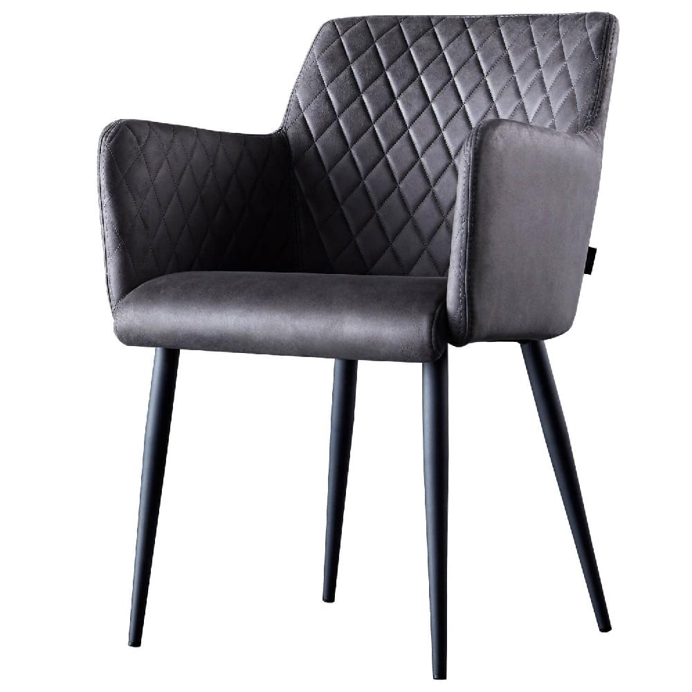 damiware Eetkamerstoel lederlook kunstleer Rose – Stone