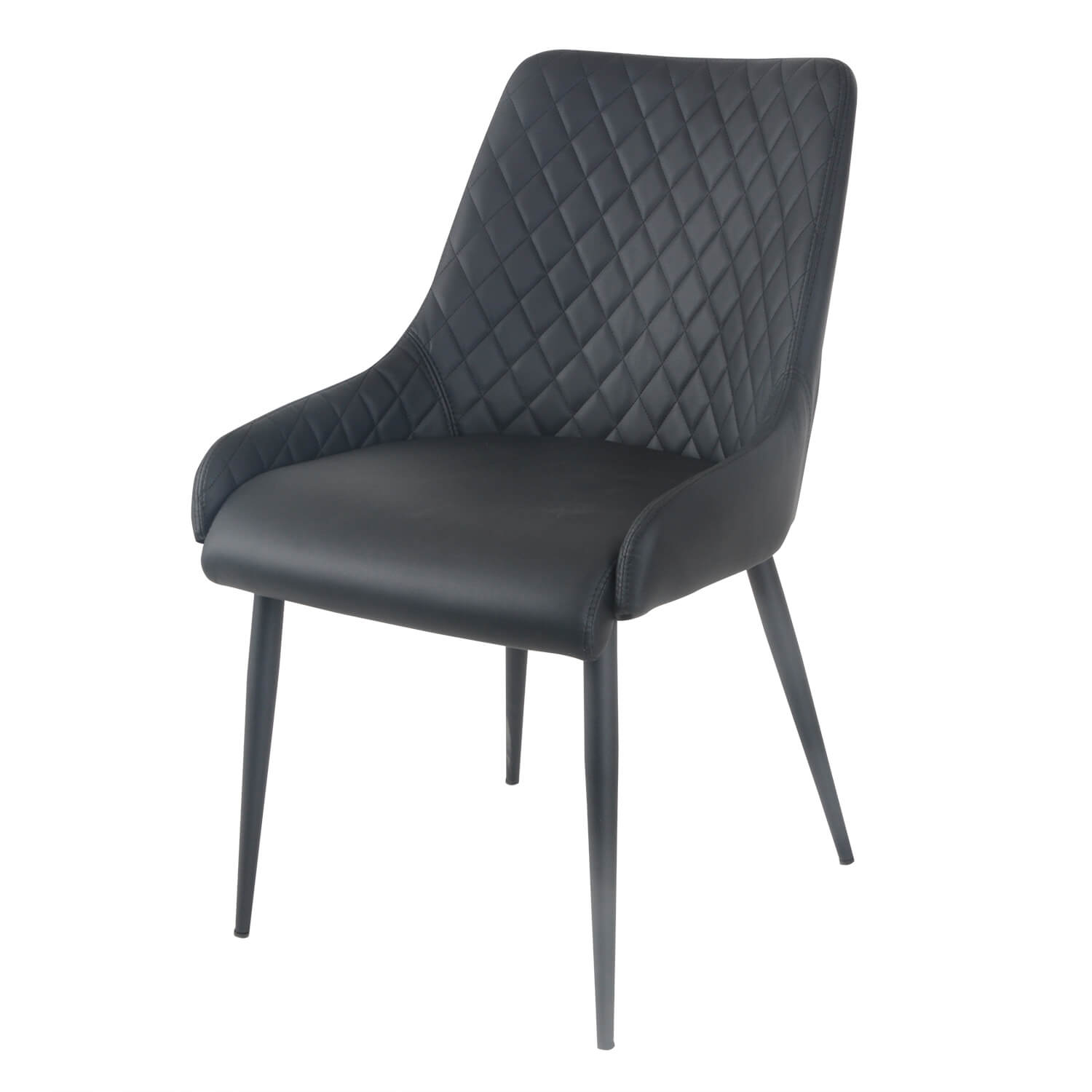 damiware Eetkamerstoel vegan leder Bella – Vegan Leer Zwart damiware Eetkamerstoel vegan leder Bella – Vegan Leer Zwart