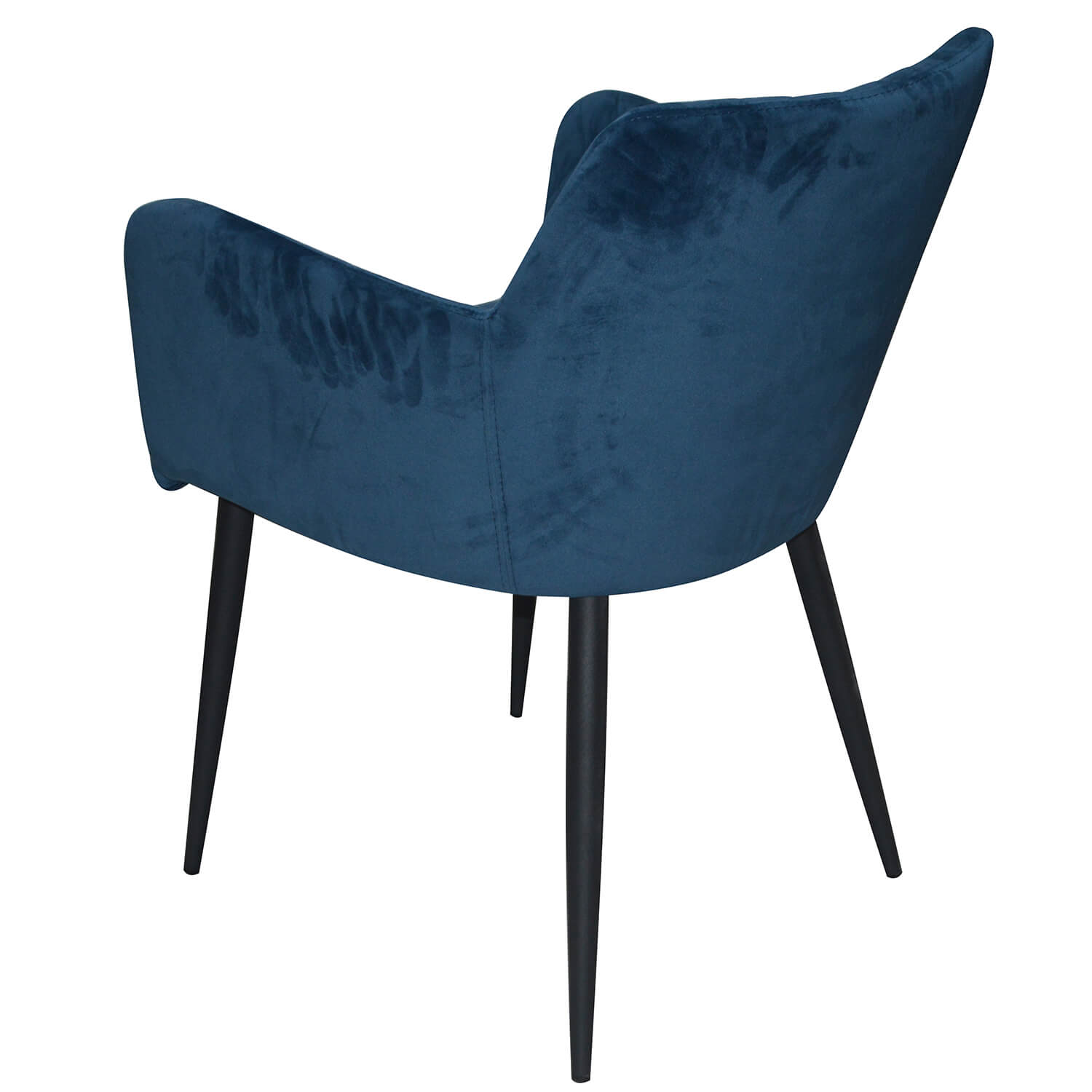 Damiware Eetkamerstoel Velvet Fluweel Rose 2delig – Velvet Blauw