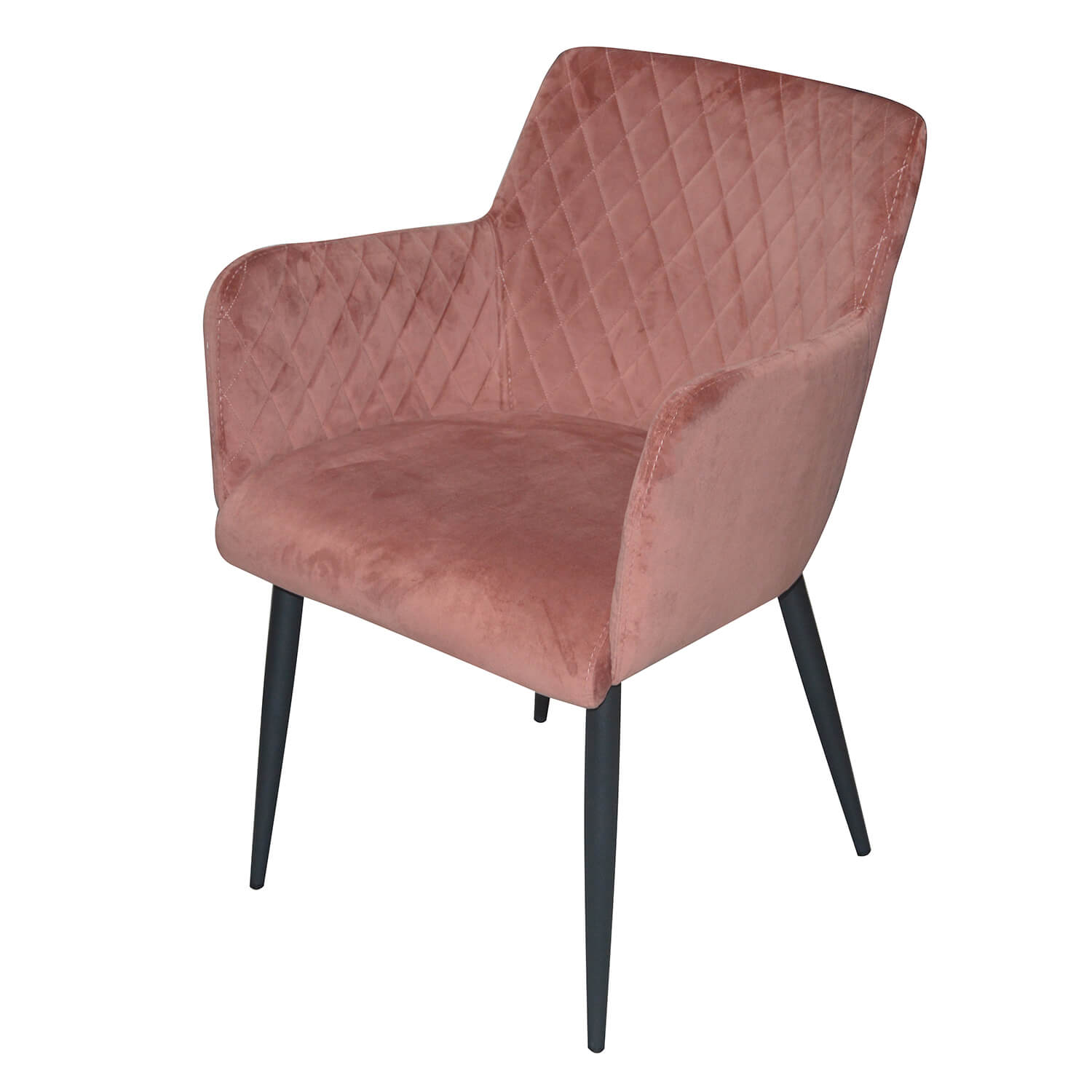 damiware Eetkamerstoel velvet fluweel Rose – Velvet Roze