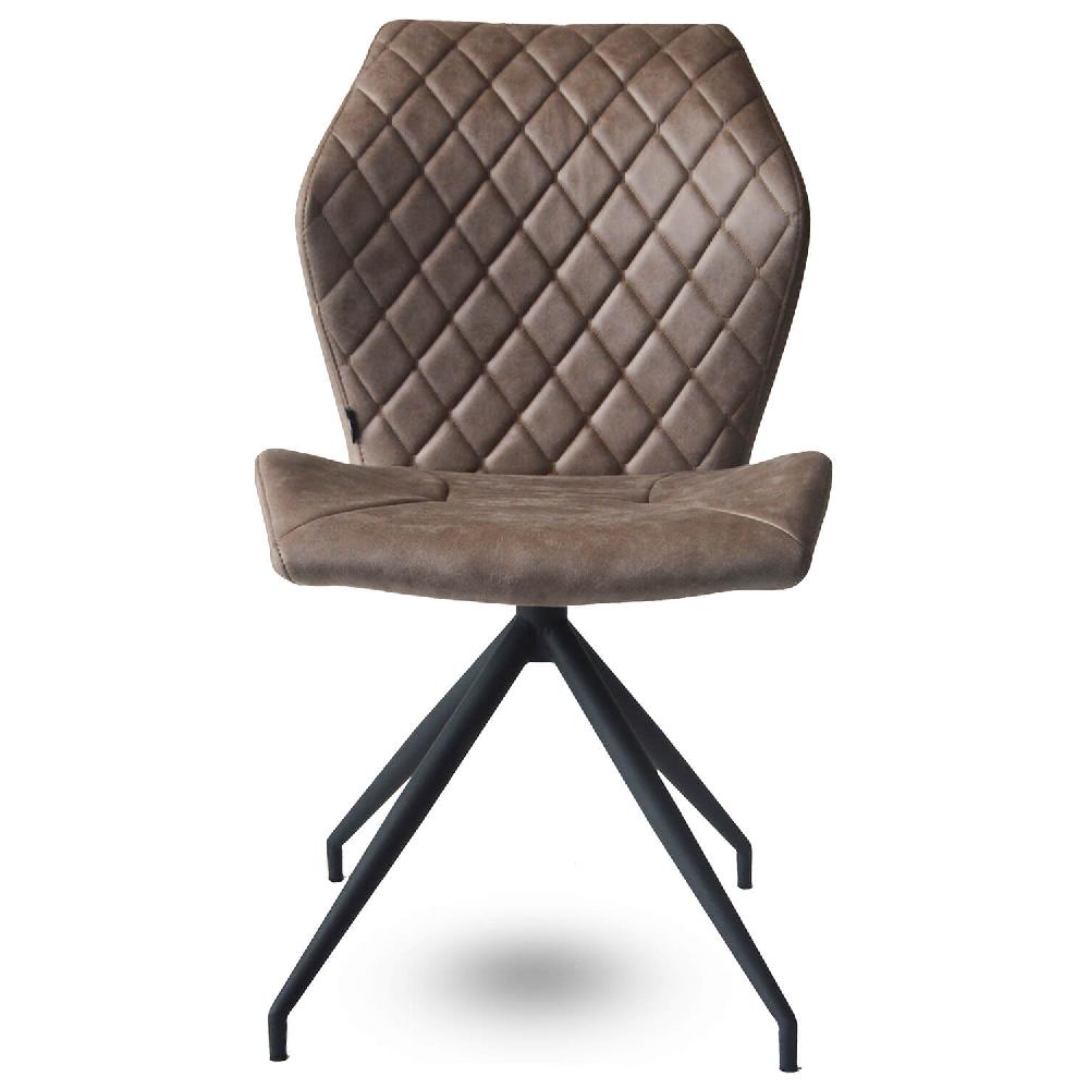 Damiware Eetkamerstoelen Lederlook Set Van 2 Rocky – Dessert