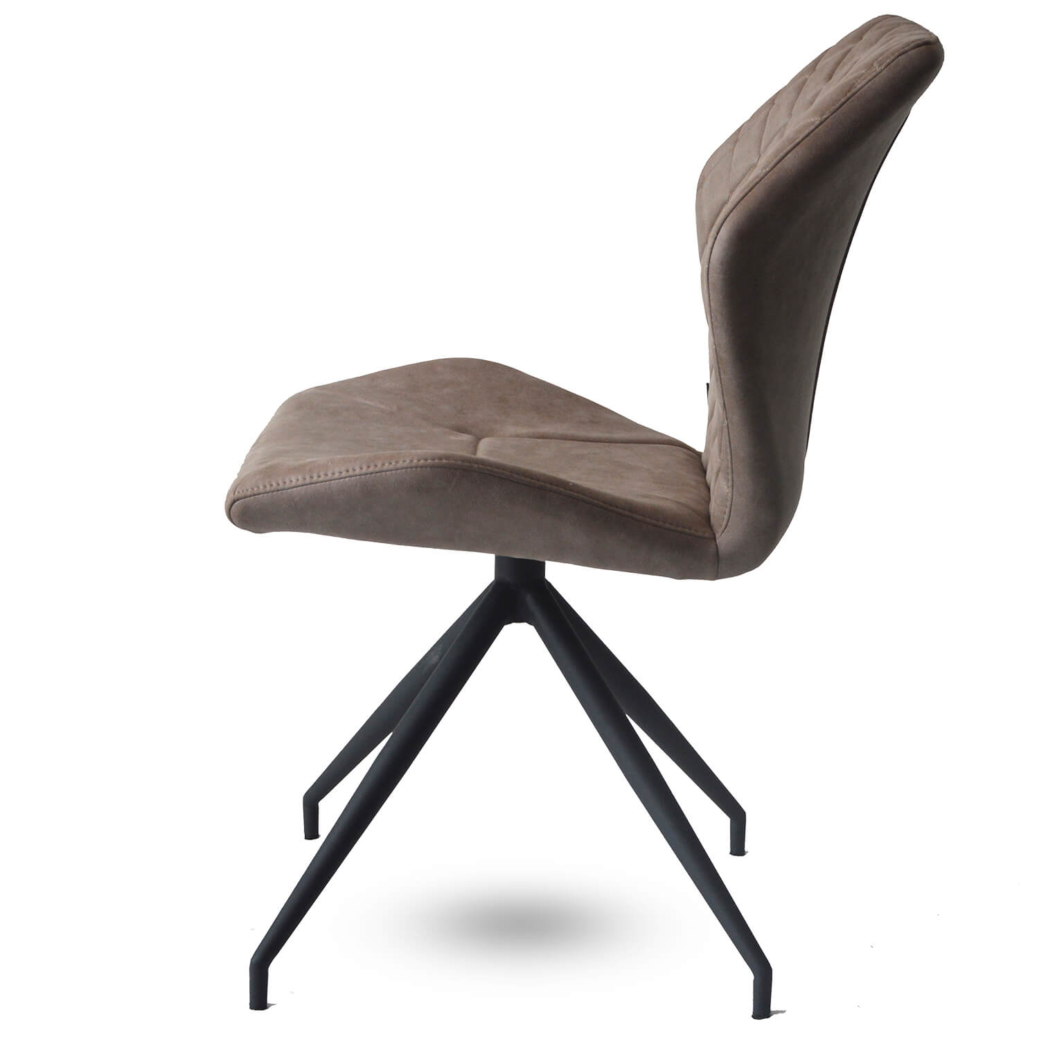 Damiware Eetkamerstoelen Lederlook Set Van 2 Rocky – Dessert