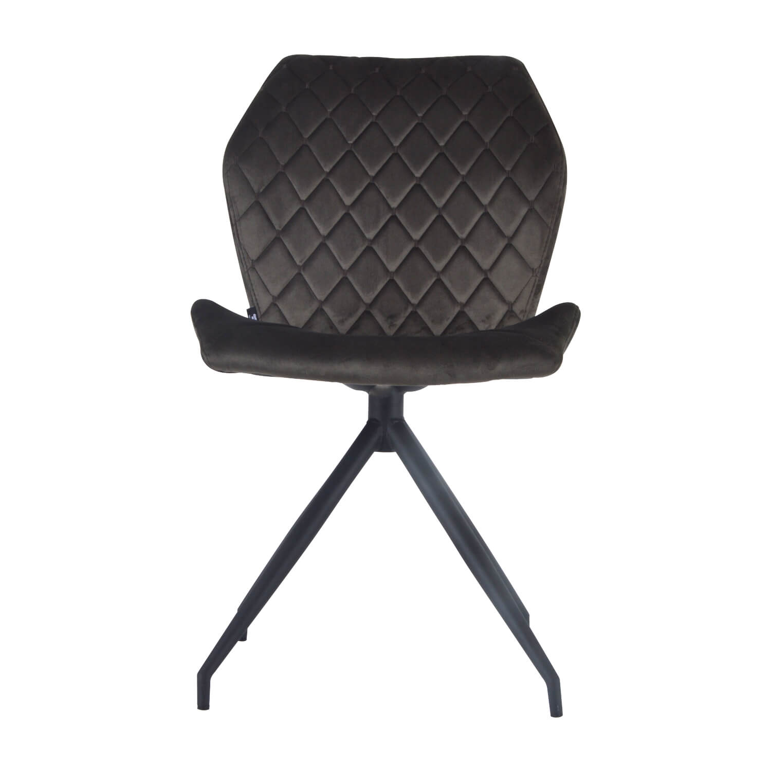 Damiware Eetkamerstoelen Velvet En Bouclé Set Van 2 Rocky – Grijs