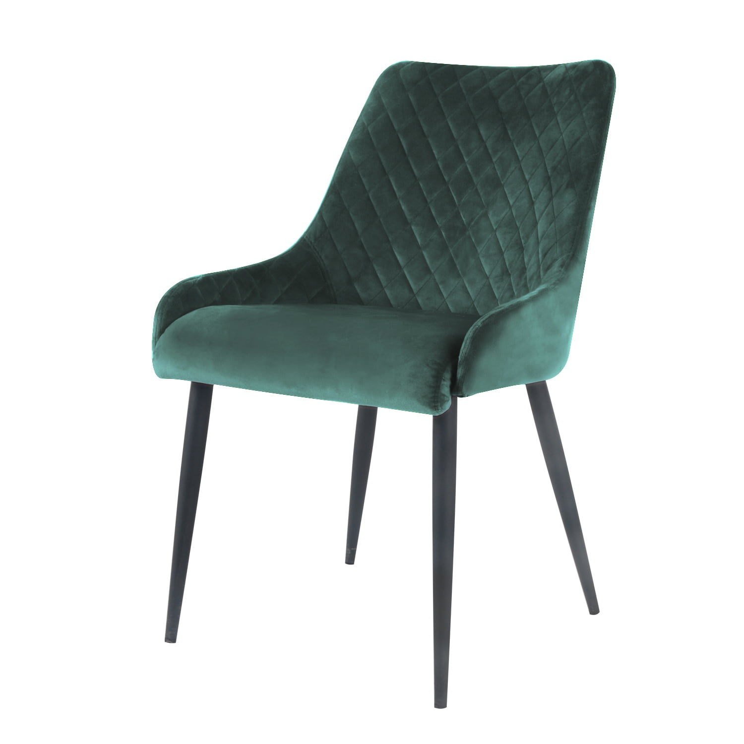 damiware Eetkamerstoelen velvet fluweel Bella – Velvet Donkergroen