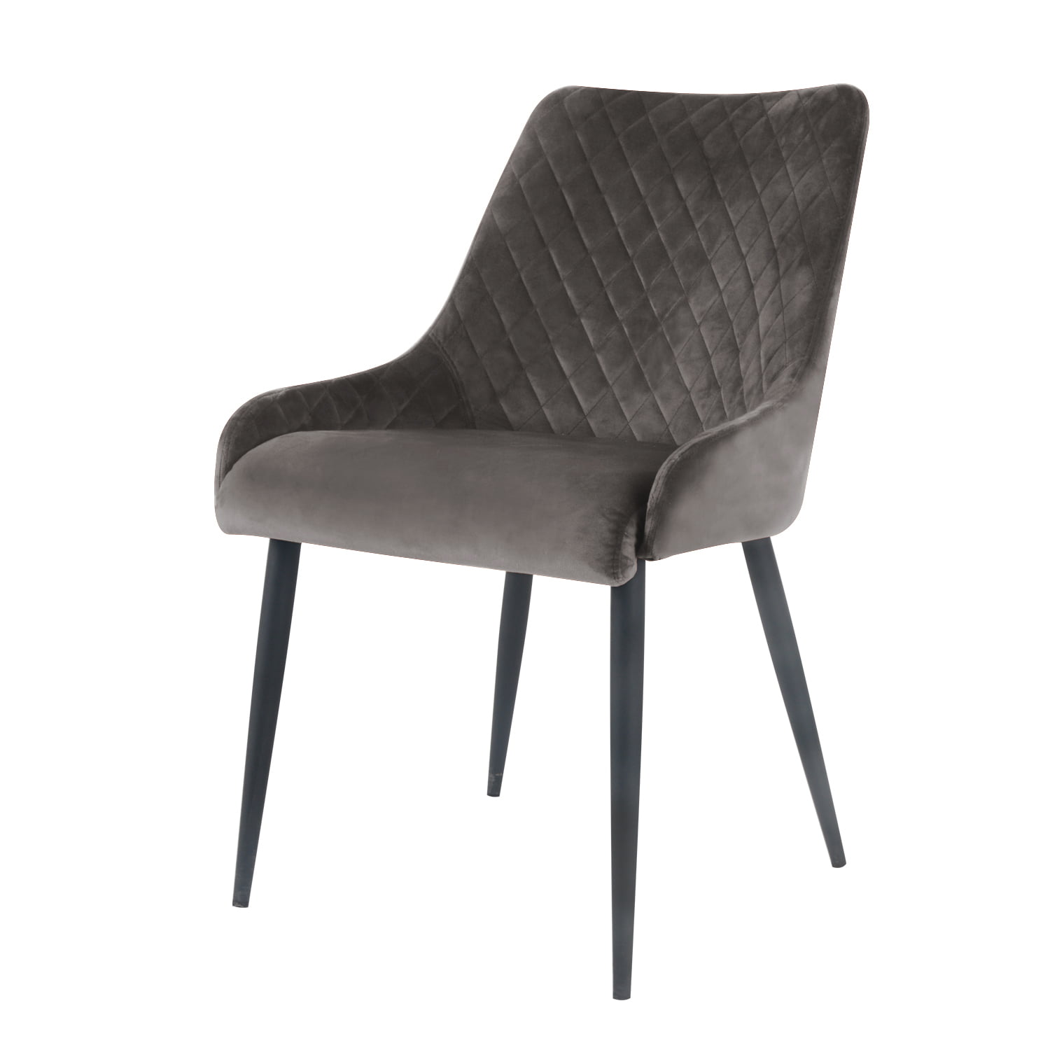 damiware Eetkamerstoelen velvet fluweel Bella – Velvet Grijs