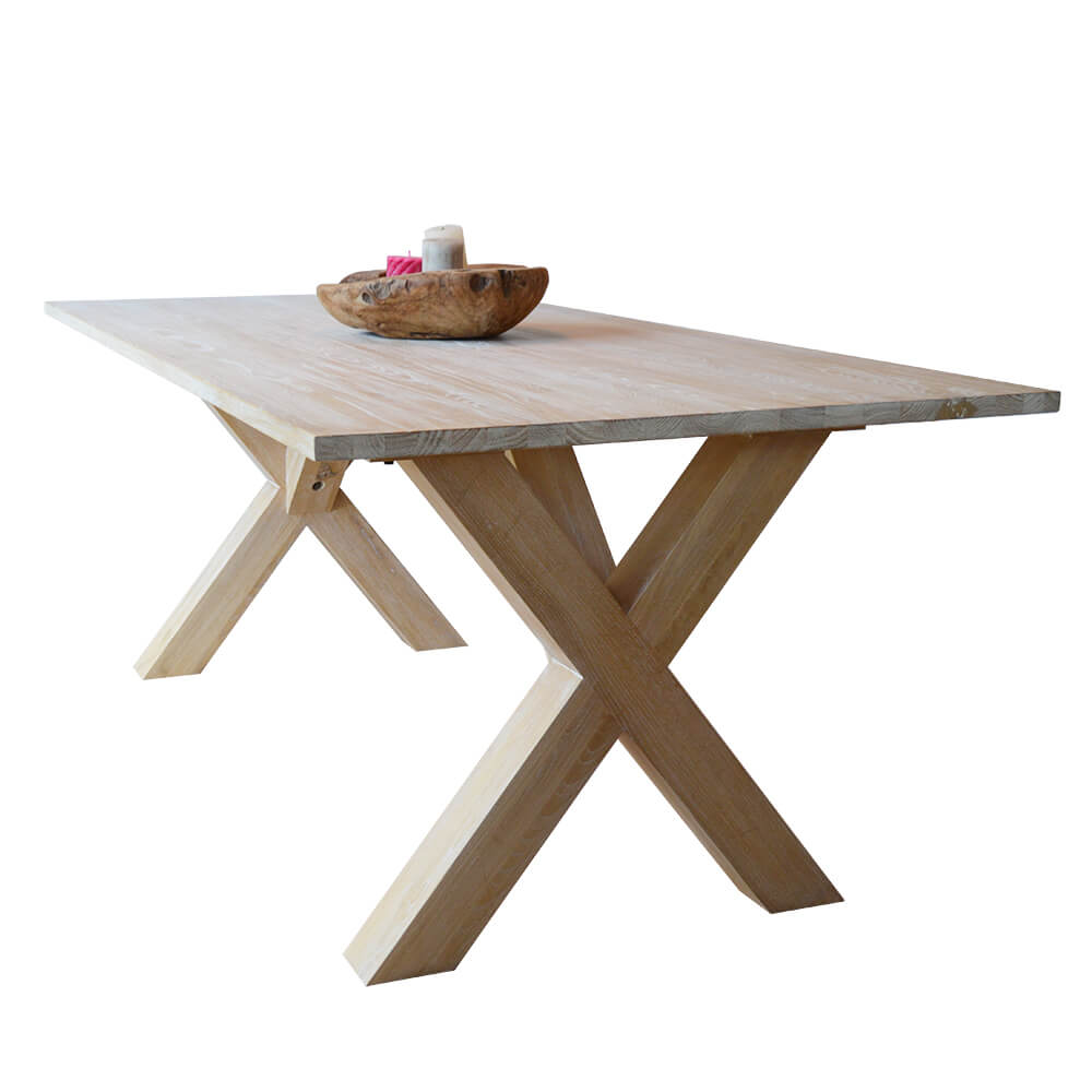 Damiware Eettafels Essenhout 200×100 Cm Brooklyn Bridge