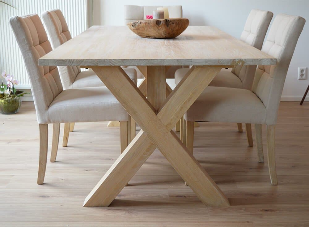 Damiware Eettafels Essenhout 200×100 Cm Brooklyn Bridge