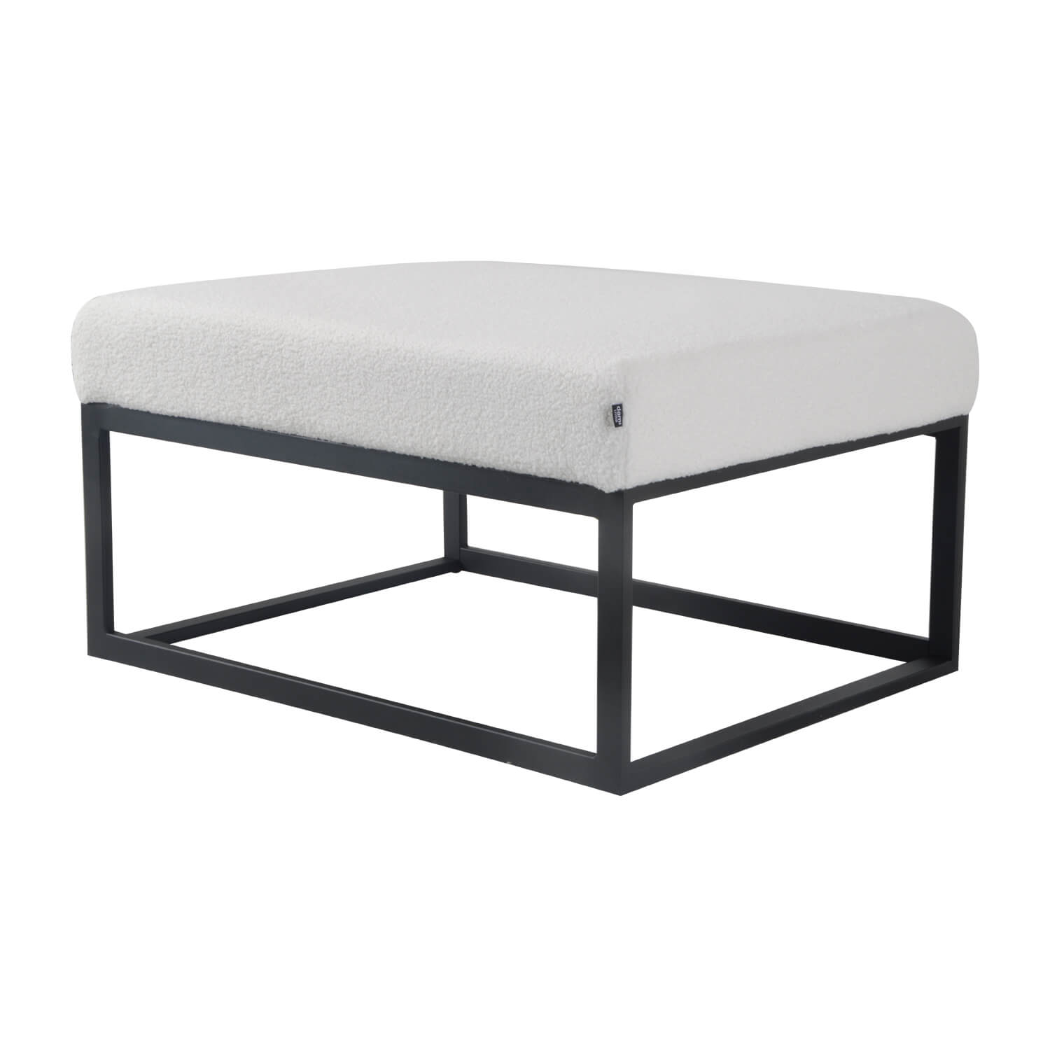 damiware Poef hocker voetenbank bijzettafel teddystof wit 75cm Otto damiware Poef hocker voetenbank bijzettafel teddystof wit 75cm Otto