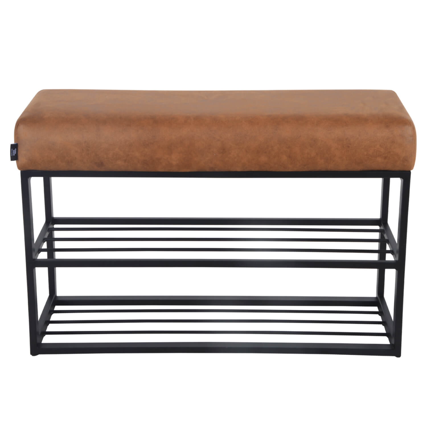 Damiware Schoenenrek Lederlook 80 X 30 Cm Couchy – Cognac